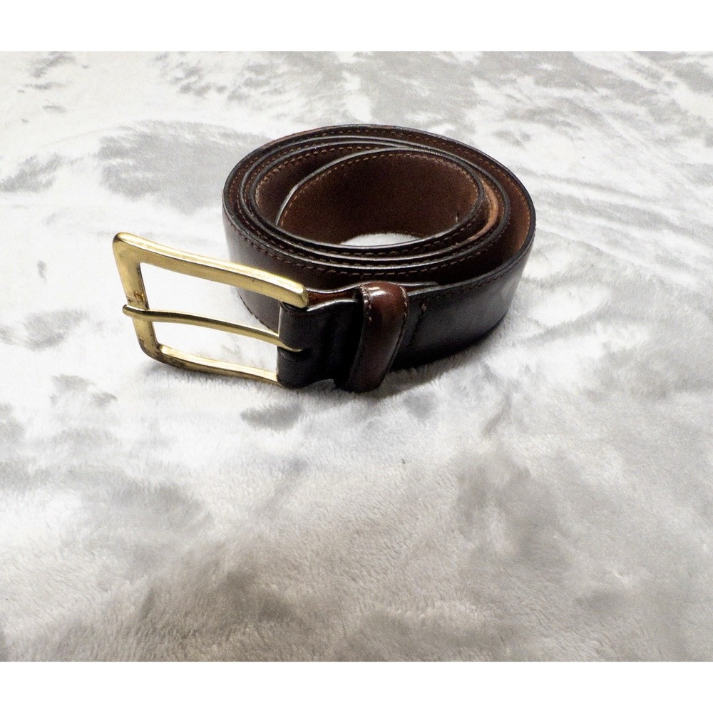 Cole Haan Brown Leather Belt Mens Size 36 Model A09273